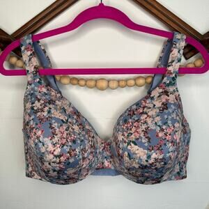 Cacique Floral Satin Bra